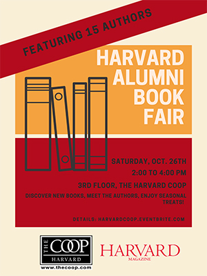 poster Harvard Alumni Book Fair